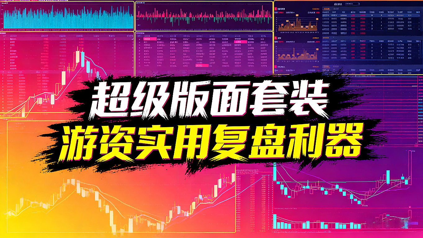【通达信超级版面套装】游资实用复盘利器，游资复盘、连板天梯、题材轮动、板块解读、盘面分析